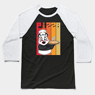 Panda cooking pizza Baseball T-Shirt